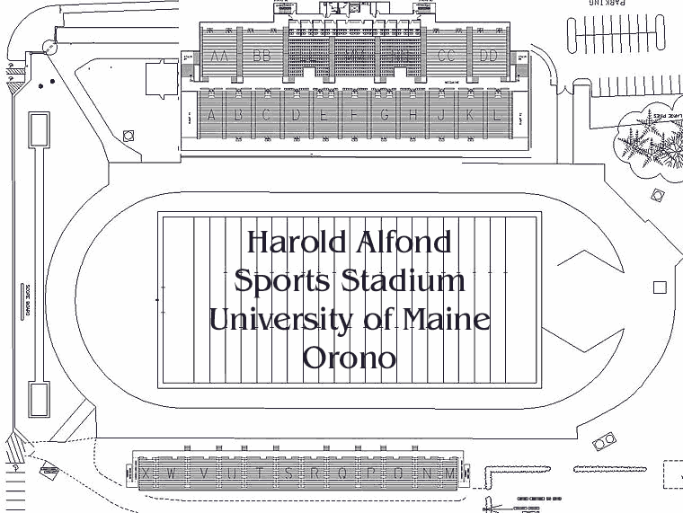 Harold Alfond Stadium seating chart
